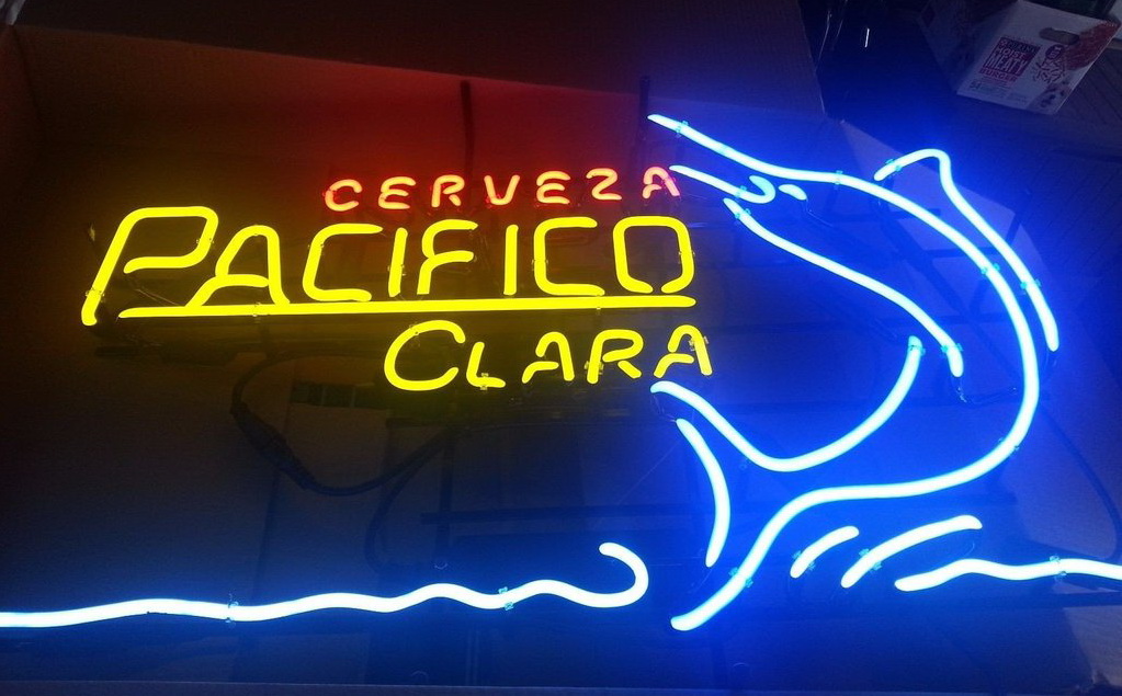 Pacifico Clara Marlin Fish Beer Neon Sign